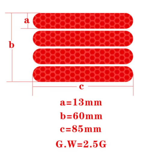 ELECTRIC SCOOTER REFLECTIVE STICKERS