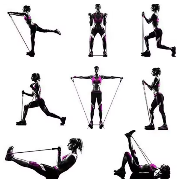 RESISTANCE BANDS WITH HANDLES