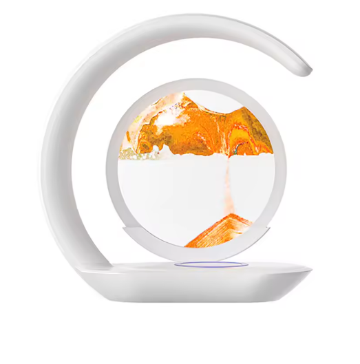 QUICKSAND TABLE LAMP AND USB WIRELESS CHARGER